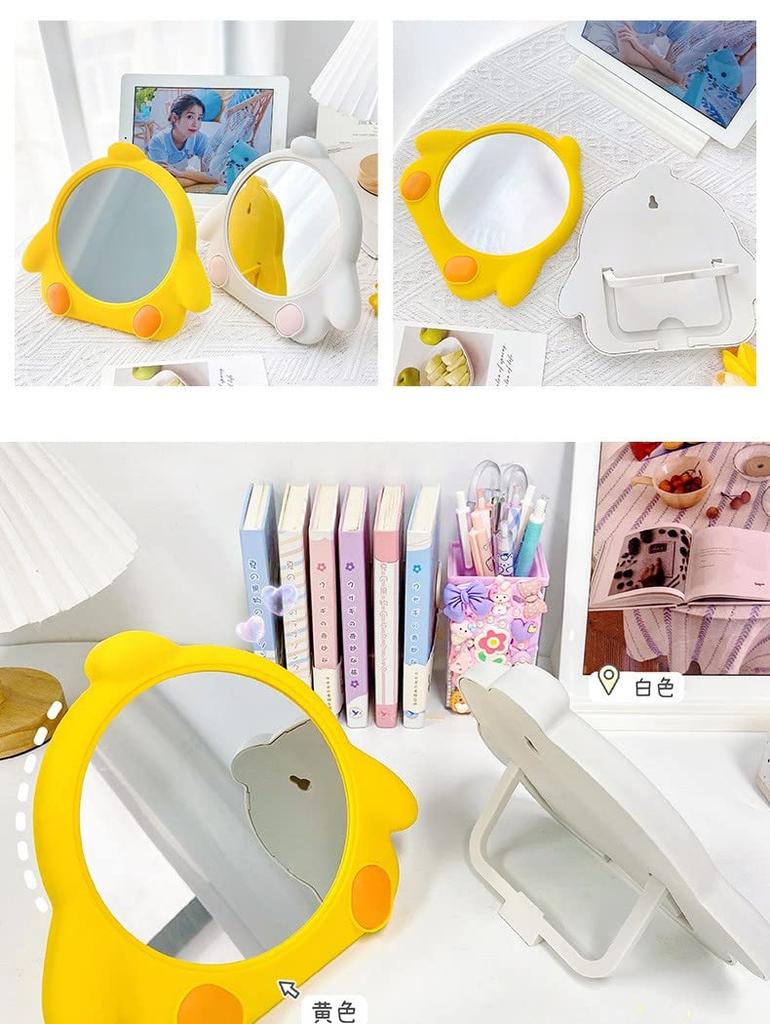 Portable Folding Mirror for Beauty and Perfect for and Portable and Convenient for Storage and Makeup, Tabletops, Makeup, More. Adjustment.