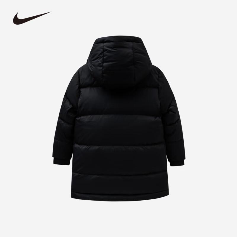 Nike Зимняя мужская куртка-пуховик средней длины с капюшоном