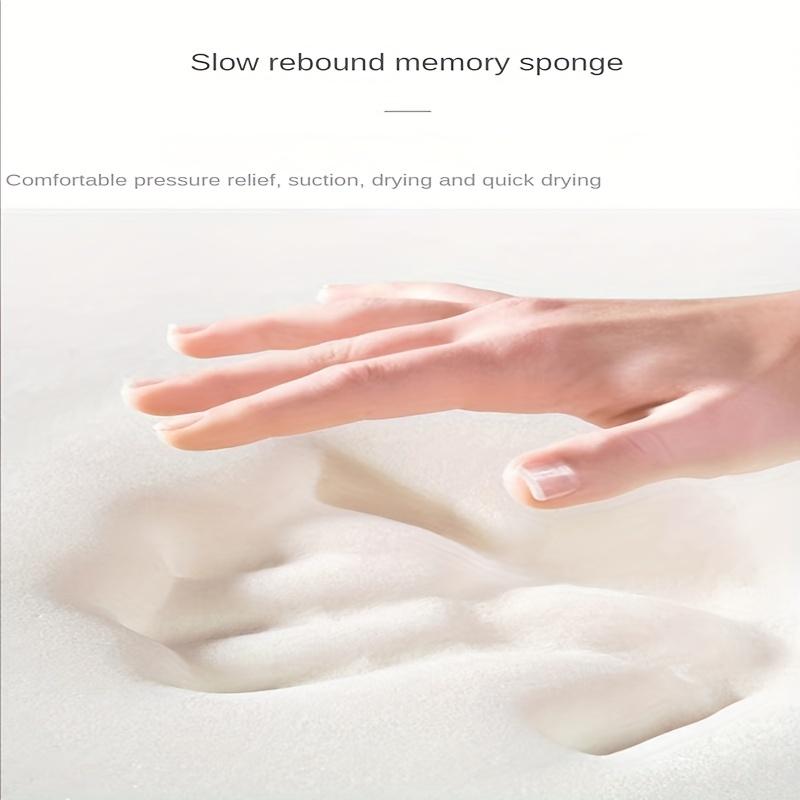 Long Hair Absorbent Bathroom Mat Furry Shower Room Foot Wiping Mat Toilet Non-slip Mat Entrance Mat