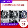 SUK3 For Mercedes Benz 75MM Car Styling Wheel Center Covers Hub Caps Replacement Mercedes Benz W211 W203 W204 W210 W124 AMG W202
