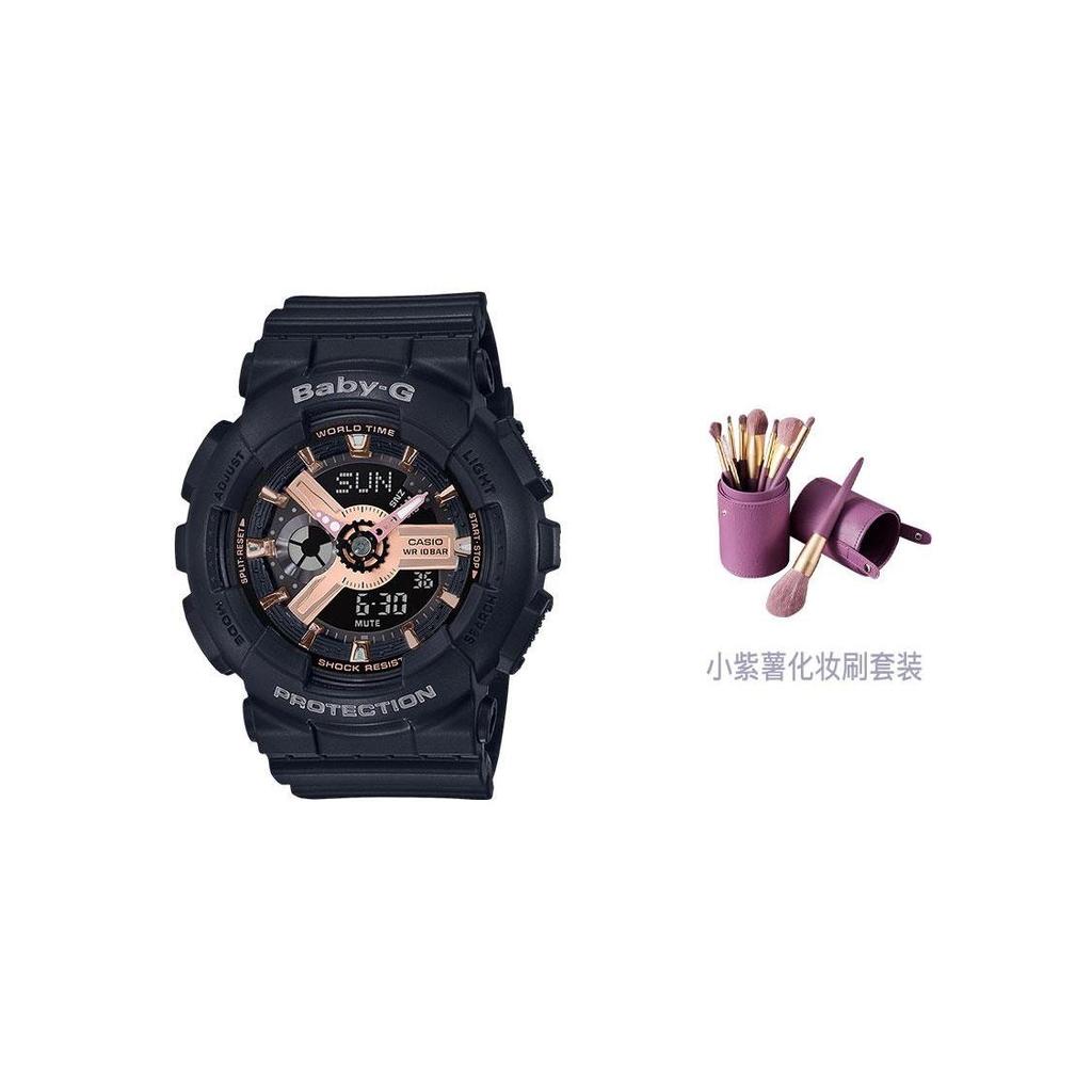 Casio Женские часы BABY-G Черные BA-110RG-1A BA-110RG-1A