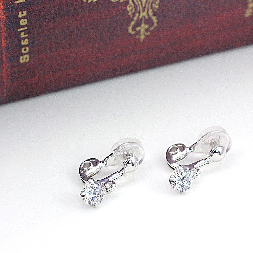 Серьги Barzaz для обоих ушей, сделаны в Японии, серебряные, силиконовые, женские