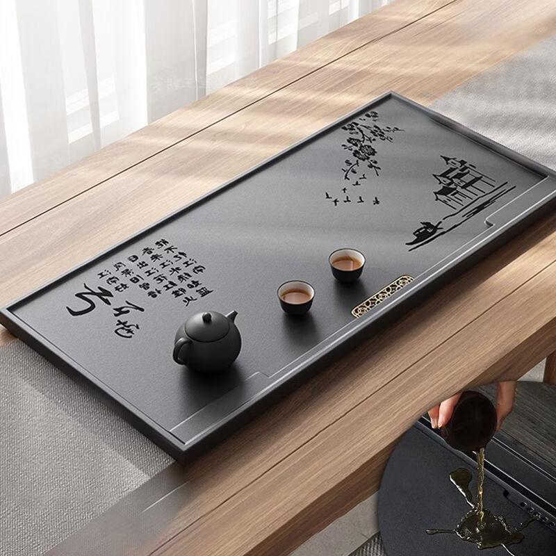 Чайный поднос в стиле «Черное золото»