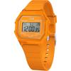 Часы Ice Watch ICE Digit Retro Неоновый Оранжевый Прозрачный Маленькие 32 мм Унисекс