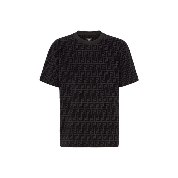 FENDI T Shirt Men's Black Brown FY0936A7D5F0ABB