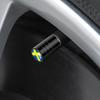 4Pcs Tyre Valve Cover Metal Car Tire Wheel Stem Air Valve Cap for Volvo XC40 XC60 XC90 C30 C70 S60 V50 V60 V70 Auto Accessoories