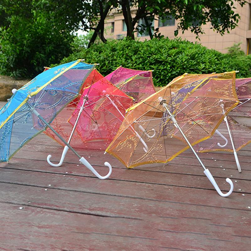 1PC Embroidered Photography Prop Toy Gifts For Girls Decorative Umbrella Dance Accessories Large Size Lace Umbrella