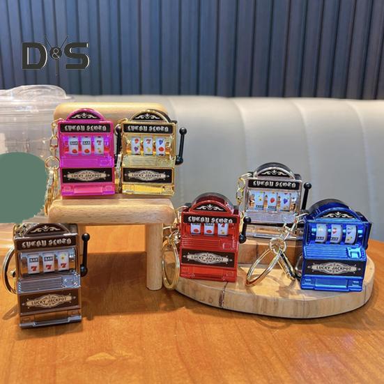 Мини-казино игровая консоль брелок портативный пластиковый брелок забавный подарок для геймеров многофункциональный игровой брелок