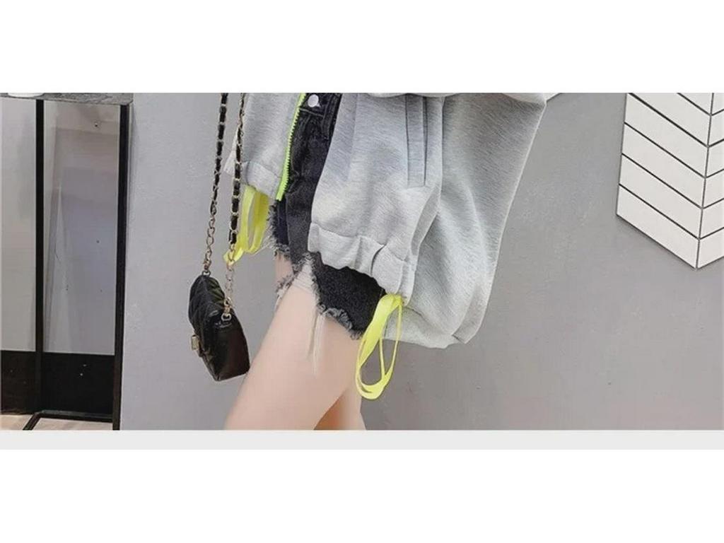 Женский тонкий кардиган-жакет: 2024 Новый однотонный свободный свитер с длинными рукавами для осени/зимы, модный стиль INS