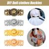 Пуговицы Куклы Швейные аксессуары DIY Декор платья Кукольные сумки Одежда Пряжки для обуви Металлическая пряжка для ремня