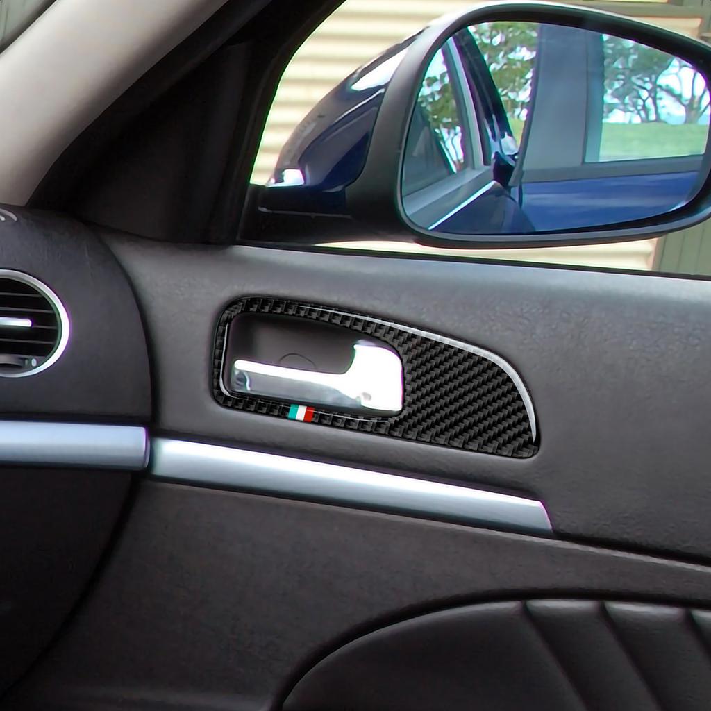 Наклейки на автомобиль, внутренняя дверная чаша, рама, украшение из углеродного волокна, интерьер для Alfa Romeo 159 Brera Spider, аксессуары