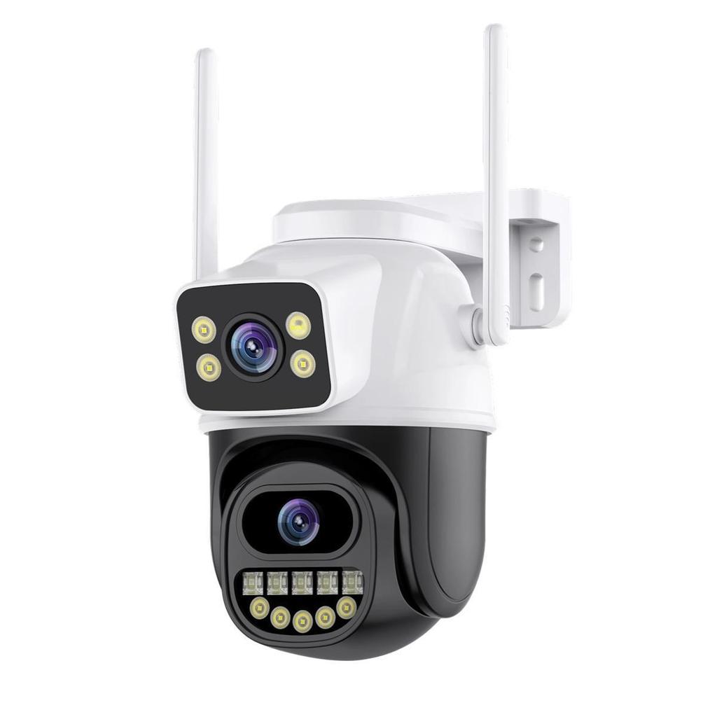 ICSEE Двойной экран 9MP 5x Zoom HD WiFi Беспроводная камера видеонаблюдения Бинокуляр