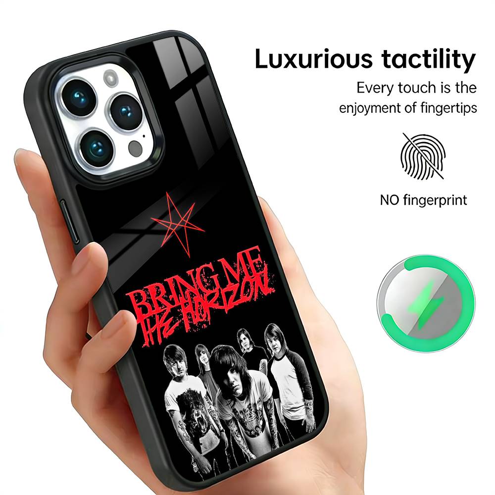 Bring Me The H-Horizons Phone Case For IPhone17 16 15 14 13 12 11 Plus Pro Max Plus Wireless Charger Cover Funda