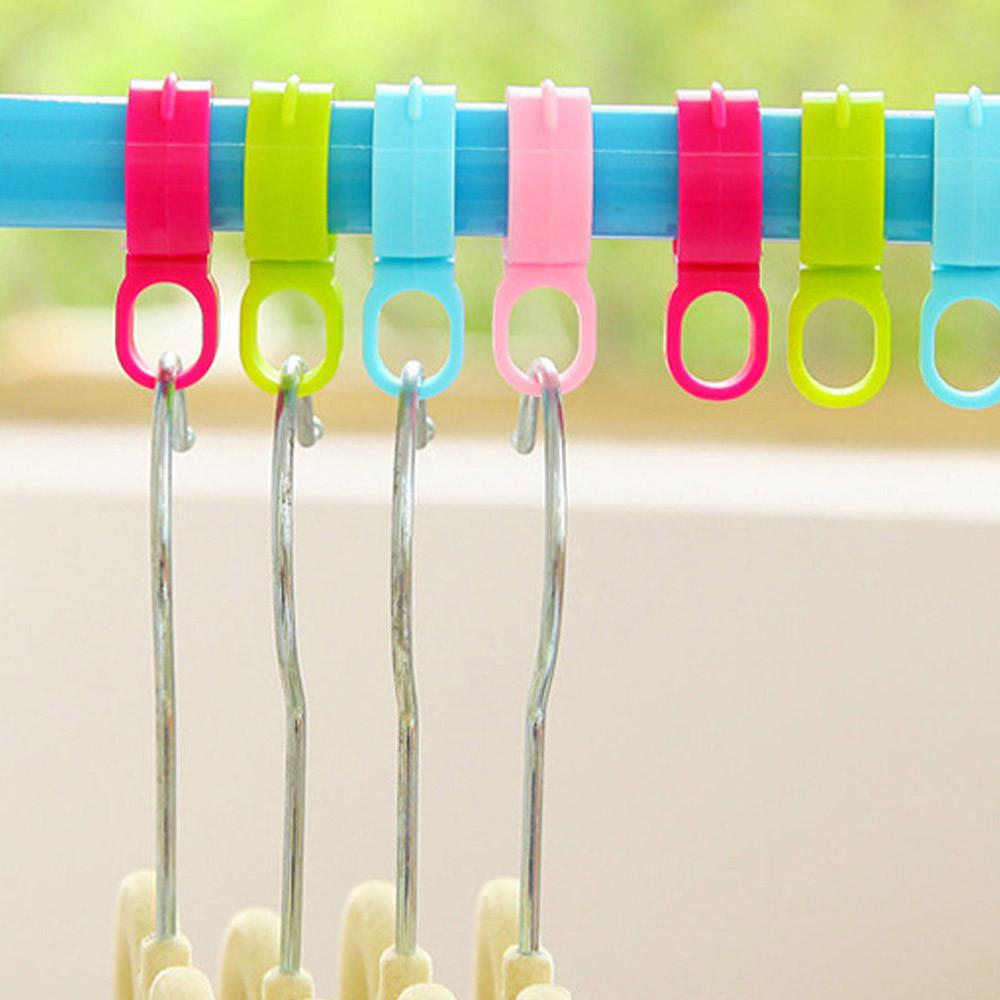 10 шт., зажимы-крючки, органайзер, ветрозащитная вешалка для одежды, зажим для одежды, пластиковая пряжка, хит продаж