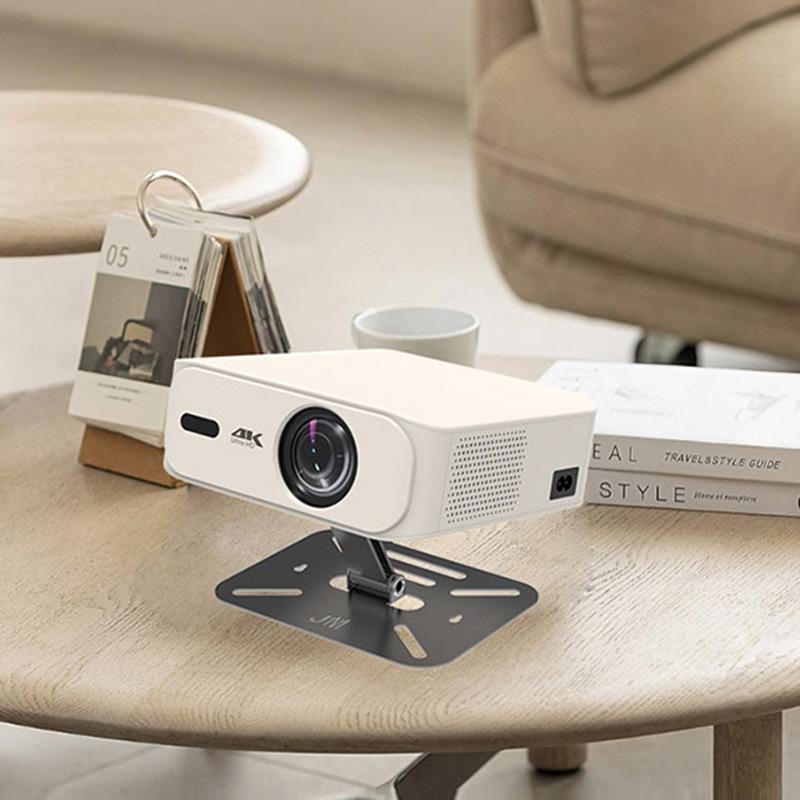 Портативный HD-проектор для электронной коммерции V318: Металлический поворотный механизм, прямая проекция на стену