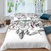 Dream Catcher Duvet Cover Set Kids Bohemian Mandala Bedding Set King Size Tie Dye Purple Boho Floral Gypsy 2/3pcs Quilt Cover
