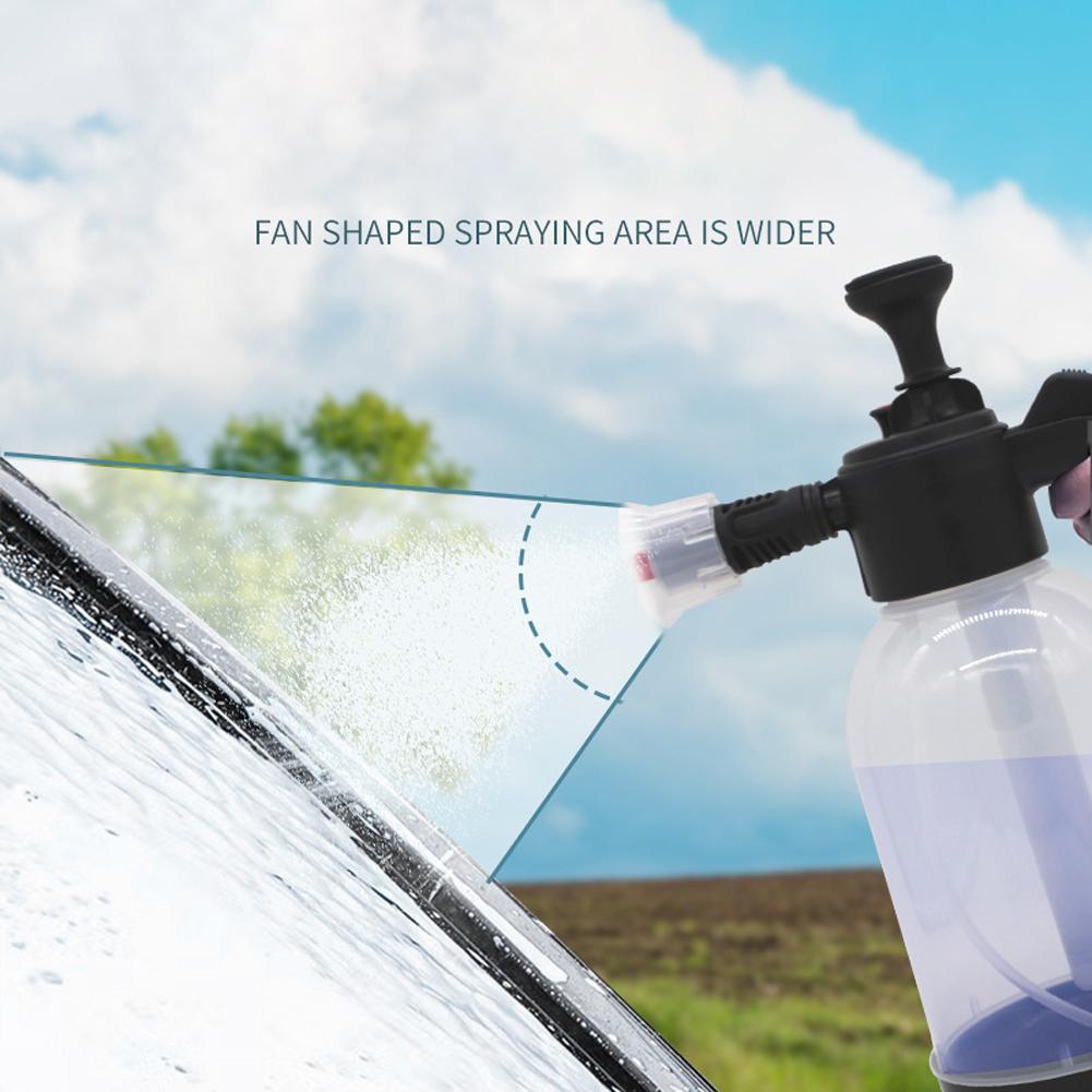 2л ручная пенная лейка для мытья автомобиля с замком-переключателем распылитель давления воды инструменты для очистки бутылок с водой