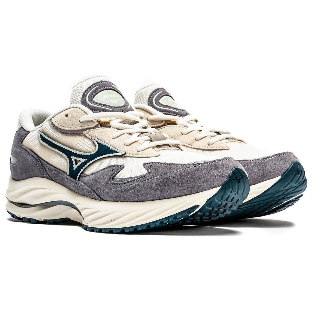 Mizuno Мужские кроссовки Wave Rider Beta Pristine Moonlight Ocean Серые ртуть D1GA330907