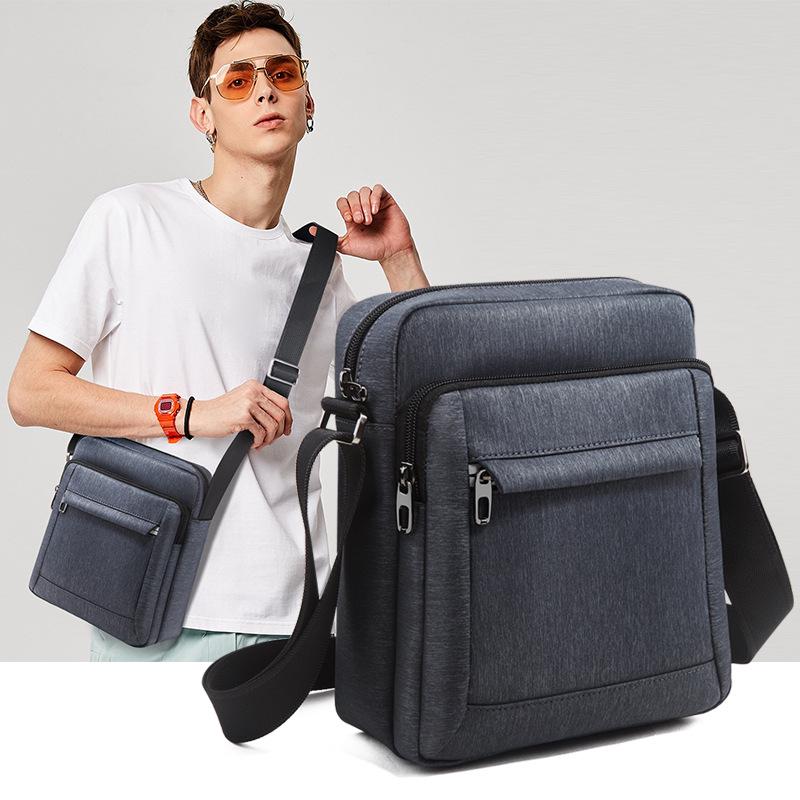 Мужская сумка через плечо, спортивная маленькая мужская сумка Tide, водонепроницаемая сумка-мессенджер из ткани Оксфорд, мужская мода