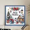 Full Embroidery Eco-cotton Thread 14CT Counted Christmas House Cross Stitch Kit