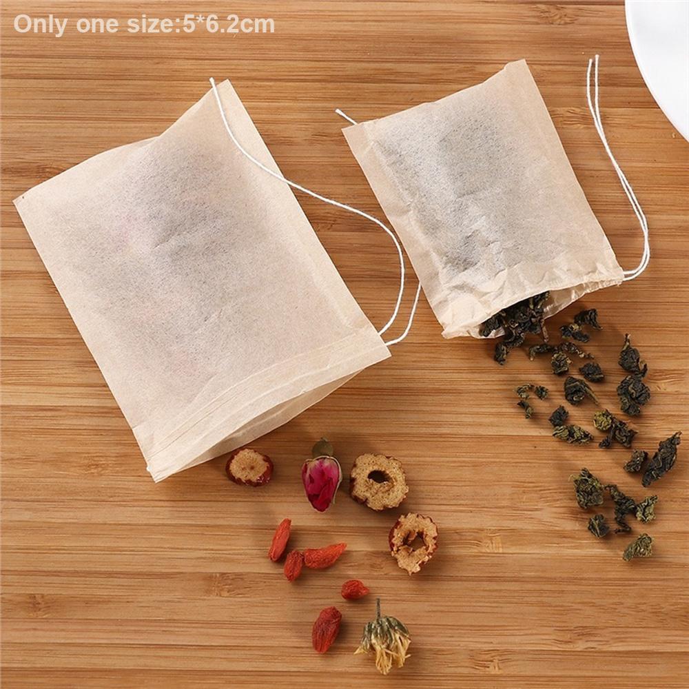 Drawstring Heat Seal Disposable For Herb Loose Tea Coffee Infuser Tea Strainer Filter Bags Tea Bag