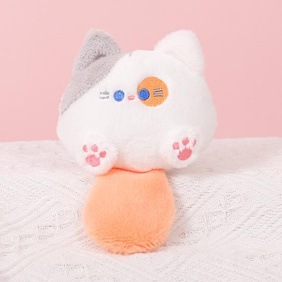 Кошка, плюшевая кукла, брелок, подвеска, милый толстый встроенный пищалка, аниме, котенок, плюшевые мягкие набивные игрушки