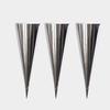 100Pcs Aluminum Foil Paper Disposable Ice Cream Holder Solid Color Anti-Soiling Ice Cream Cone Sleeve Hand-Held Thickened
