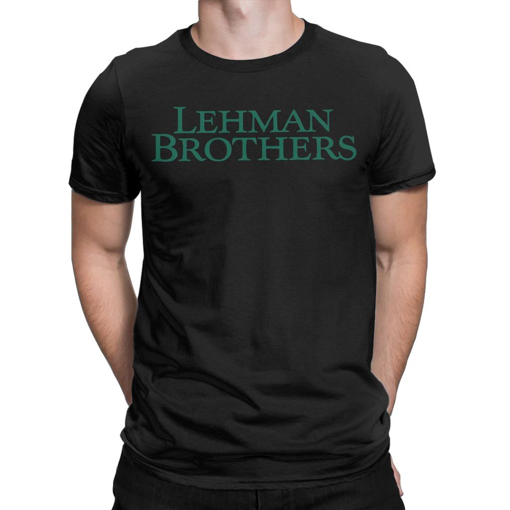 Lehman Brothers Risk Management Financial Crisis Intern T Shirts Men 100 Cotton Casual TShirts Crewneck Tee Shirt Present