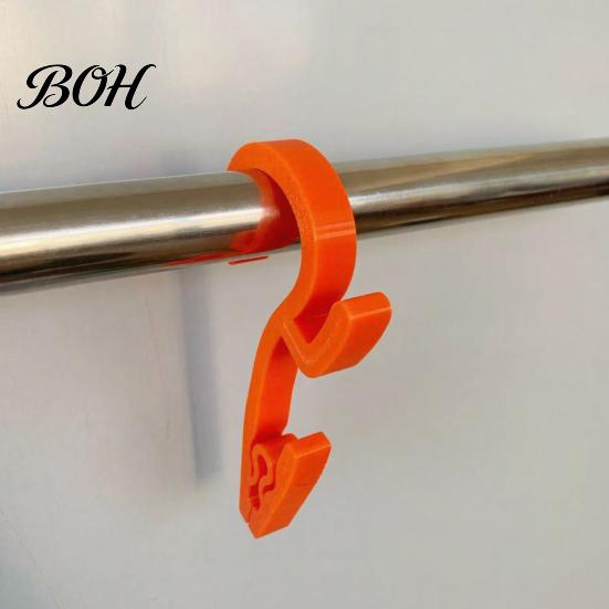 No Drill Towel Clips S-Shaped Hook with Clip, Heavy Duty Hanging Hook, 2-In-1 Memo Holder Multi-functional Clamp Hanger, 3D Printed Clothes Pin