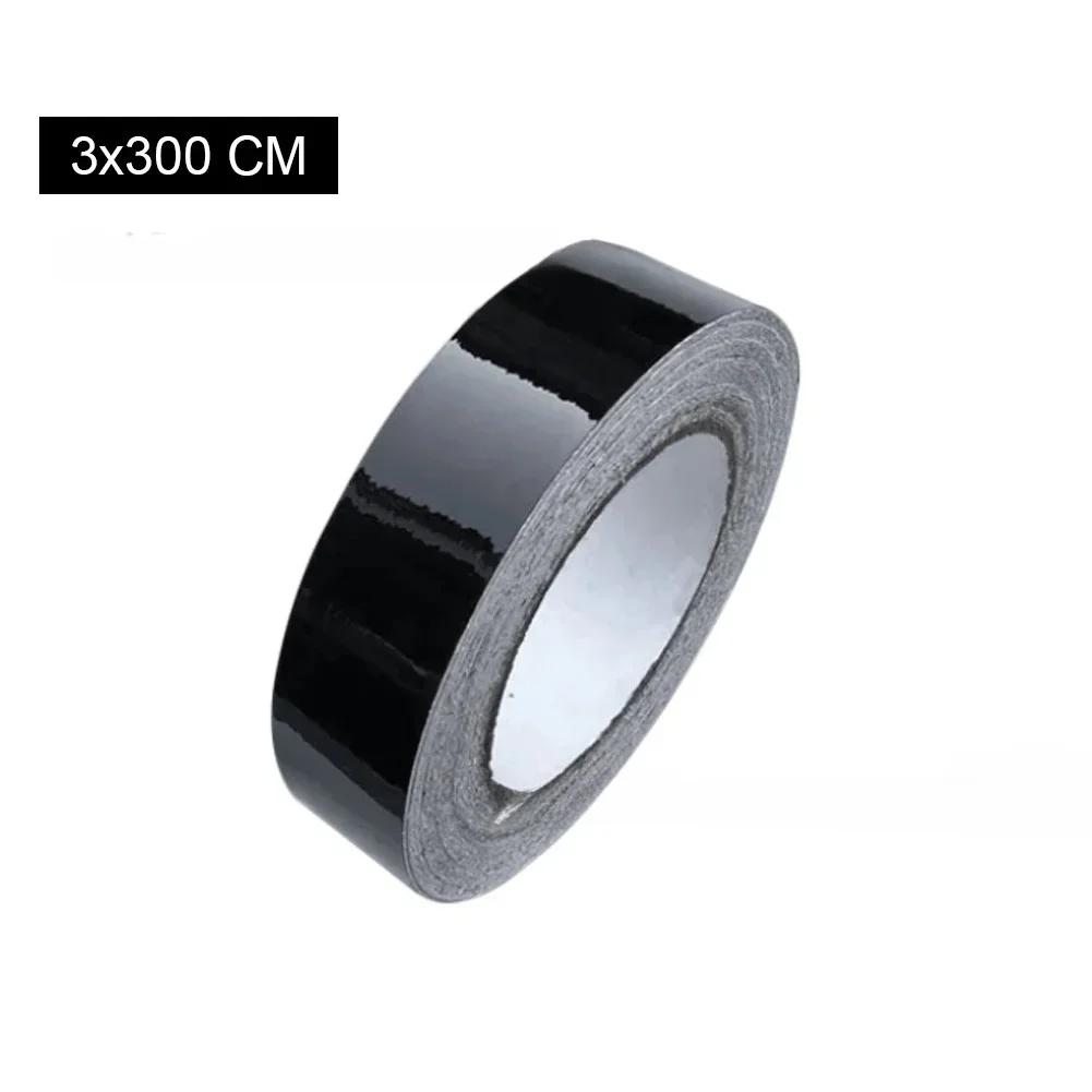 3/5/7/10 см наклейка глянцевая черная виниловая пленка с сумкой для автомобиля отделка окон двери протектор автомобиля аксессуары инструменты