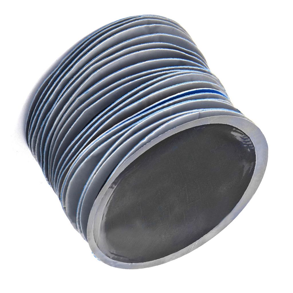 80Pcs Box 58mm Car Round Natural Rubber Tire Tyre Puncture Repair Cold Patch Tubeless Patches