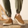 Мужская обувь на шнуровке Повседневная обувь для отдыха Мужская замшевая обувь для отдыха из коровьей кожи Дышащие удобные модные кроссовки для скейтбординга Мужская обувь