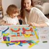 Монтессори доска-пазл с меняющими форму колышками для детей