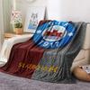 Silkeborg Sports Association  Print Flannel Blanket, High quality Comfortable for All Seasons, Home Decor, Warmth and Comfort