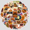 50 Nordic Style Halloween Graffiti Stickers Mobile Suitcase Waterproof Decorative Stickers Creative Halloween Stickers