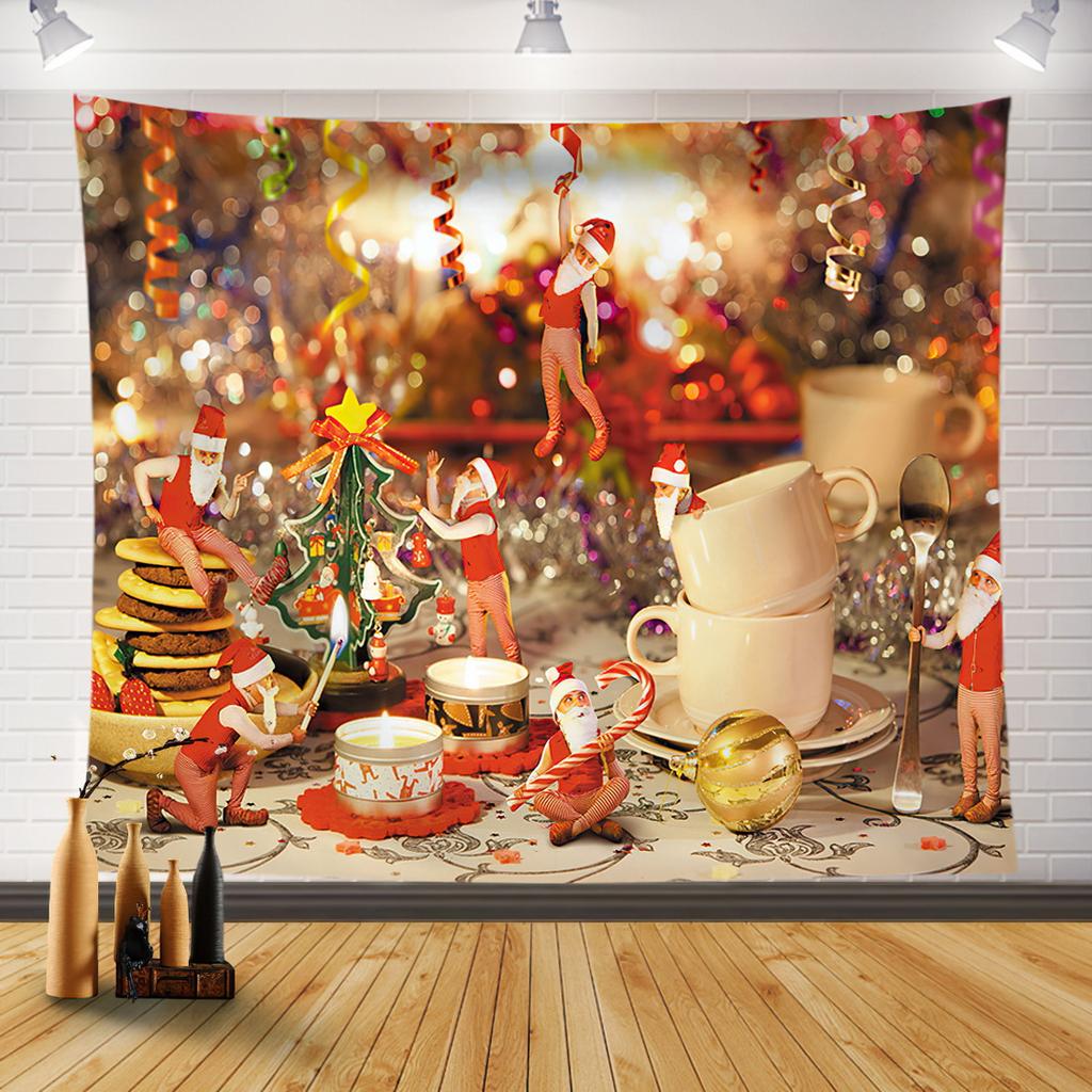 Веселая Рождественская елка, украшение для дома, гобелен, Рождественская комната, гостиная, украшение на стену, фоновая ткань
