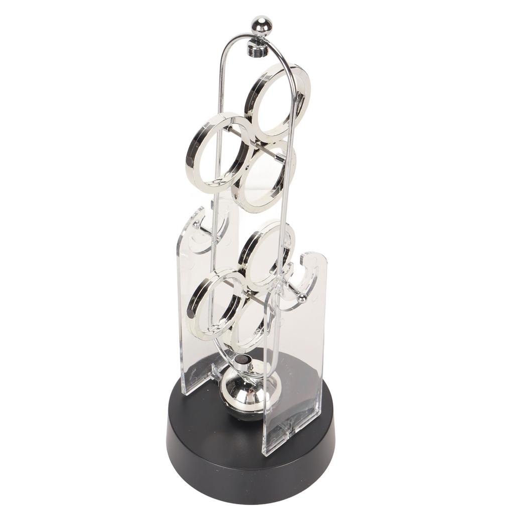 Perpetual Motion Device Decorative Physics Science Desk Toy Electronic Swinging Ornament for Home School Office