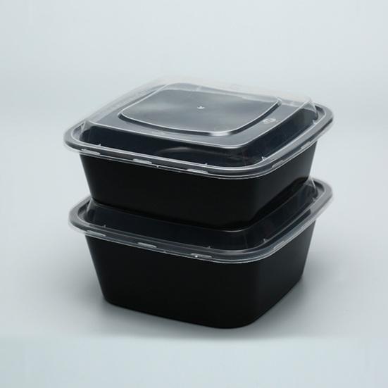 50 шт. одноразовые круглые/прямоугольные/квадратные миски для салата и пикника, кухонный контейнер