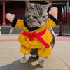 Костюм Собаки-Тхэквондиста Смешная Одежда для Питомцев Кунг-Фу с Руками Кошки Косплей Костюм для Собак и Кошек Наряд для Вечеринки Реквизит для Фото