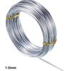 Серебряная алюминиевая проволока для рукоделия, гибкая металлическая проволока для изготовления кукольного скелета, поделок своими руками, мягкая алюминиевая проволока, мягкая, легко гнется
