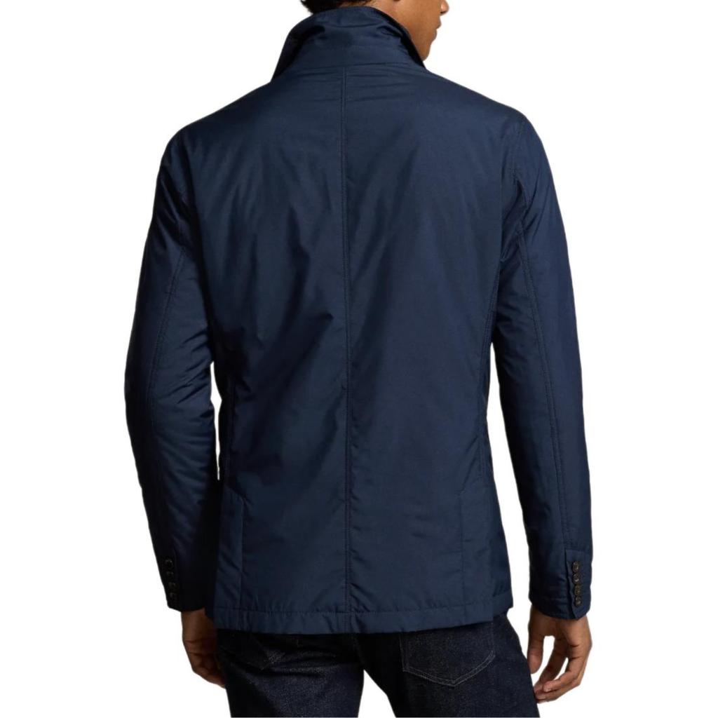 Polo Ralph Lauren Однотонный однобортный жакет с длинными рукавами Мужские куртки Темно-синий MNPOOTW17I20015-410