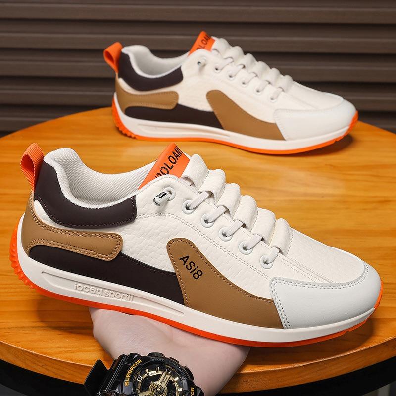 Горячие продажи Мужская обувь Мода Кожаная Повседневная обувь 2025 Новые Кроссовки Комфорт Спорт Беговые Кроссовки Обувь для тренировок по теннису для мужчин