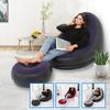 Luxurious Eco-Friendly Portable Recliner Set with Air Cushion and Footrest Stool.