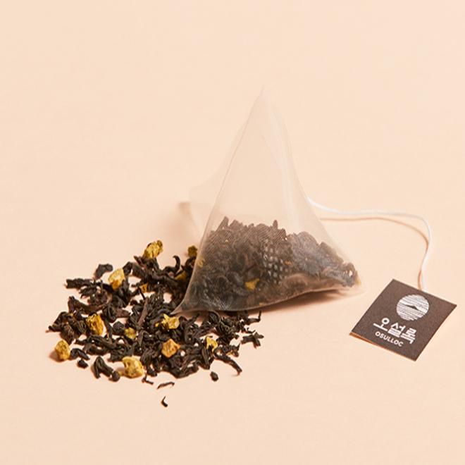 Корейский традиционный чай, Osulloc Samdayeon Jeju Tangerine (Постферментированный чай, чайный пакетик) 20 шт.