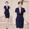 Women's Summer Professional Suit: Elegant, Lightweight Workwear for Hotel and Jewelry Store Managers