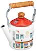 Fuji Enamel Kettle IH Compatible Liter Enamel Kettle Merry Shop S 1.2 MM-1.2K