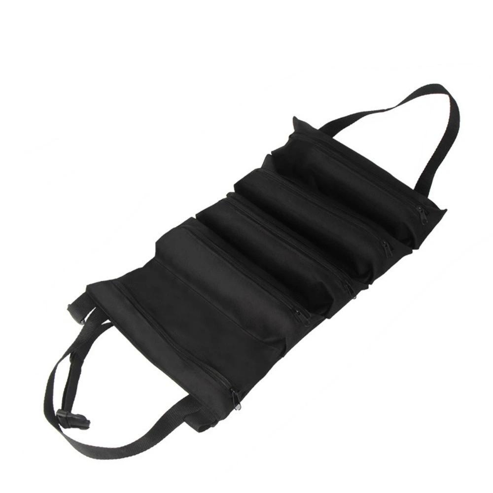Durable Roll-Up Tool Bag Heavy-Duty Electrician Tool Kit Storage Bag for Workers Engineers