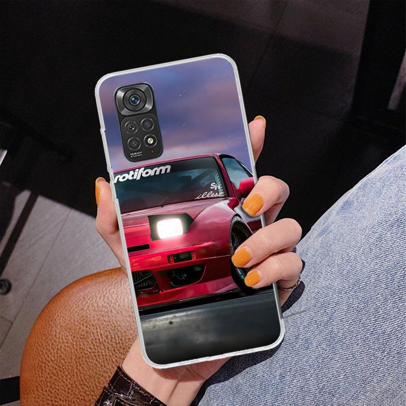 Спортивный автомобиль Дрифт JDM Япония Чехол для телефона для Чехол для телефона для Xiaomi Redmi Note 15 14 14S 13 Pro Plus 12 12S 11S 11E 10S 10 11T 5G Уни