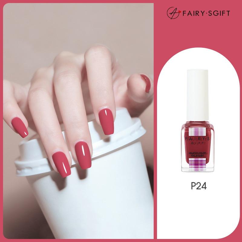 Лак для ногтей Не требует выпекания Стойкий Не отслаивающийся Быстросохнущий Телесного цвета Блестки Лак для ногтей