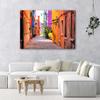 Canvas Print, Coloured Street